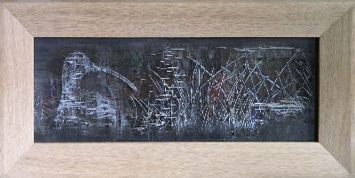 Curlew and Grasses. 720mm x 340mm. Karen Liversedge..jpg